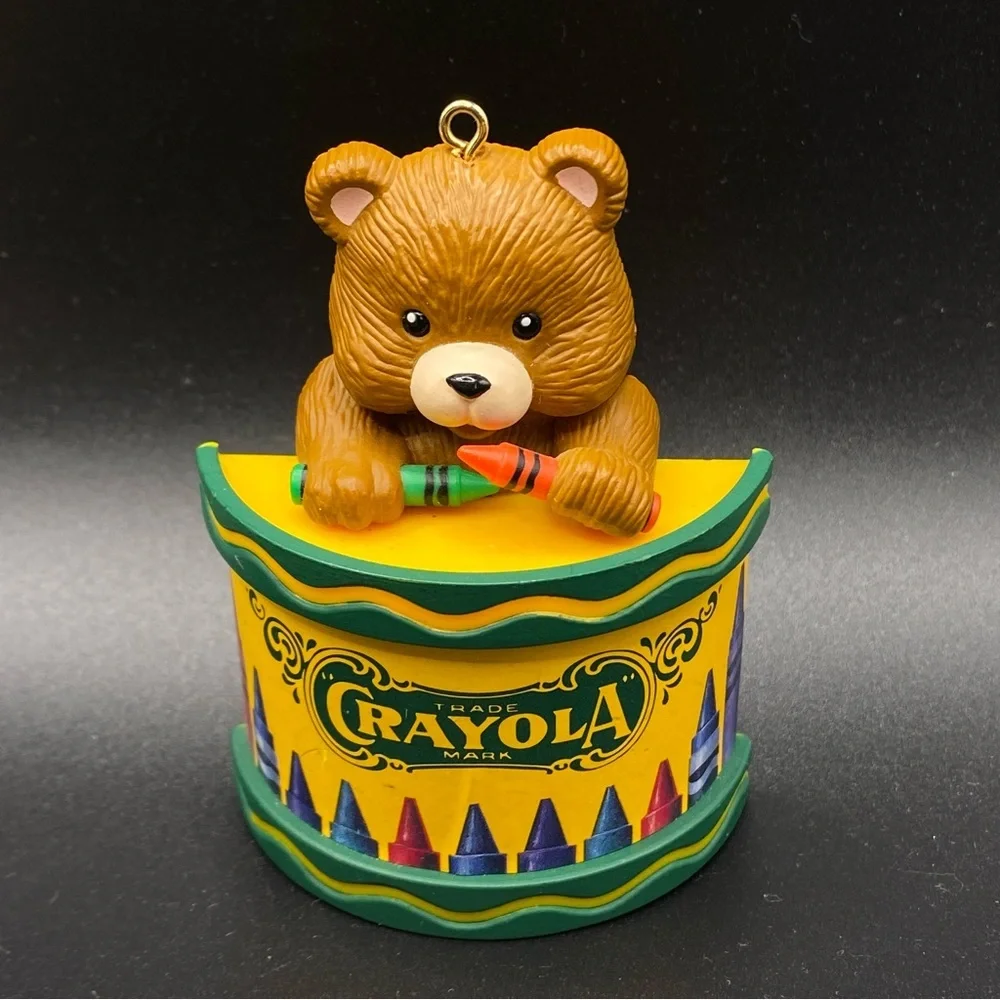 Vintage Hallmark Crayola Bear Bonney & Smith 1992 Ornament